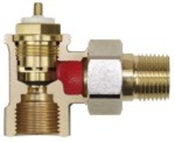 Термоклапан DN15,20 PN10 1/2", 3/4", Kvs 0.75, NF размер, соединение с резьбой до кольца