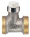 Запорный клапан DN15 PN10 (1/2"), Kvs 1.45